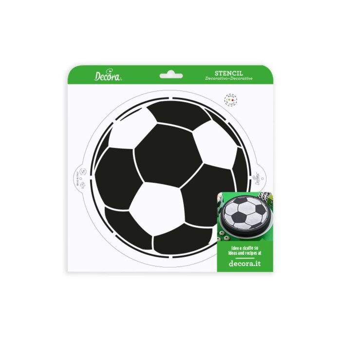 Decora Stencil Voetbal -25cm-